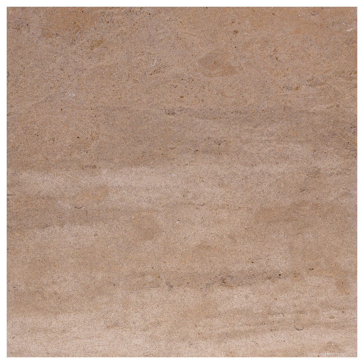 Beaumaniere Classic limestone field tile with honed finish and straight edge, 24x24 inches dimensions