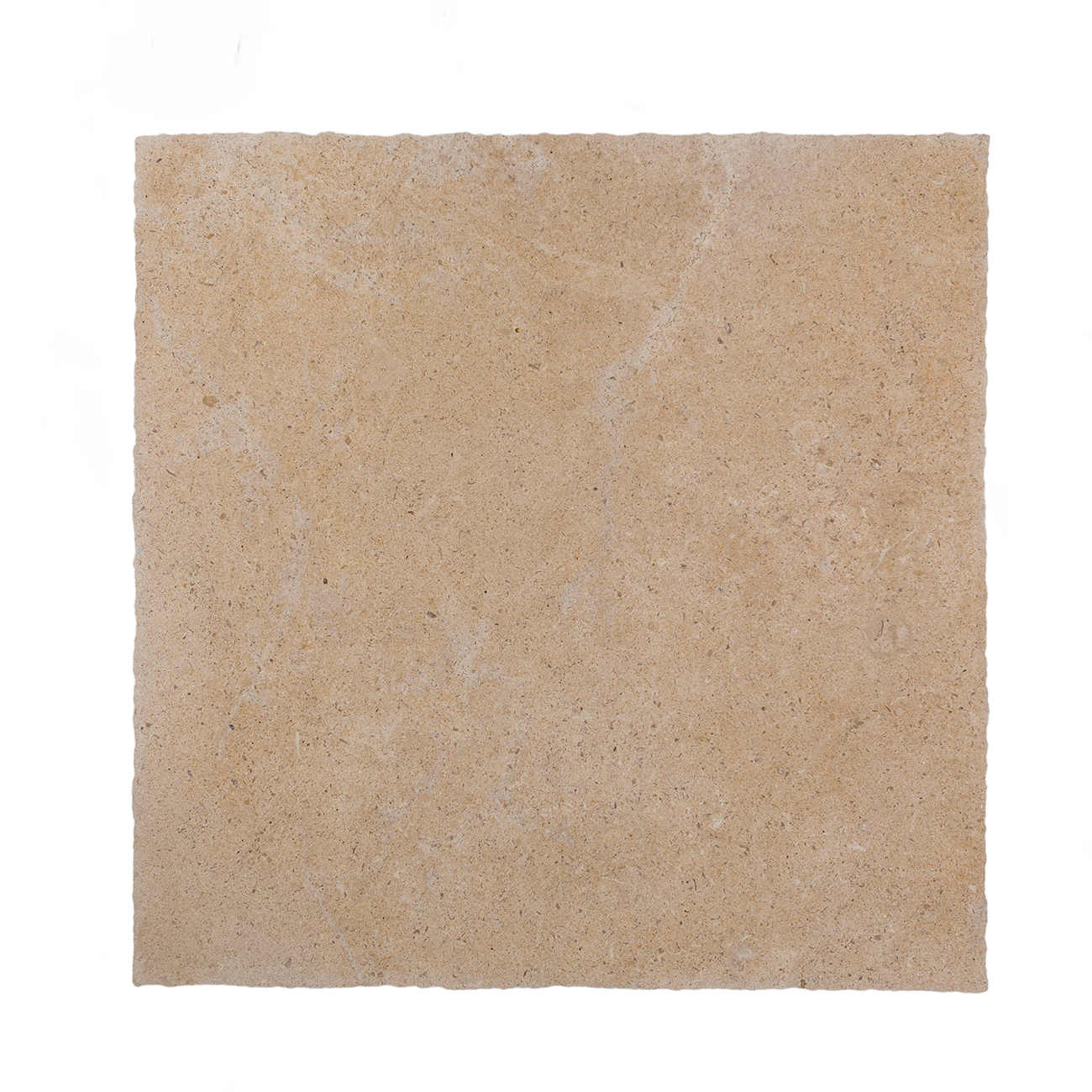 Corton Beige limestone field tile - 9x9x0.375 inches - elegant old-world finish