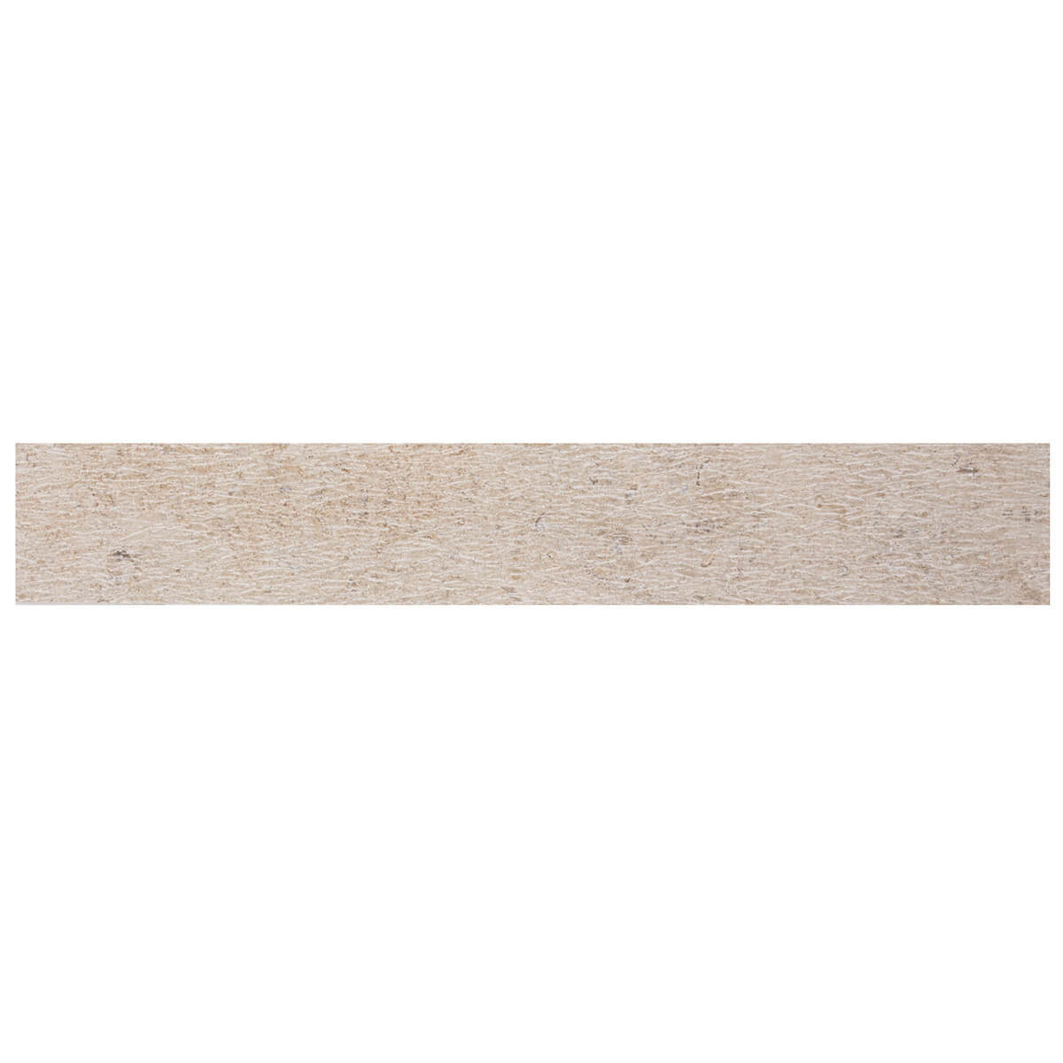 Fonjone Gascogne Beige Limestone Field Tile - Linen Finish, Straight Edge - 4x24x0.375 inches