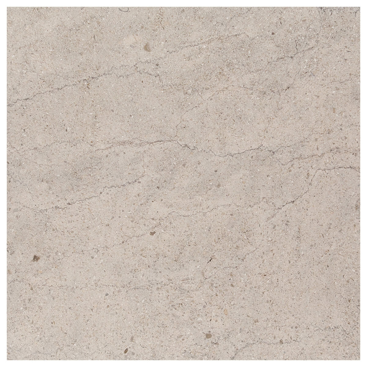 Fontainebleau limestone field tile from Haussmann, 12"x12"x3/8", honed finish, straight edge