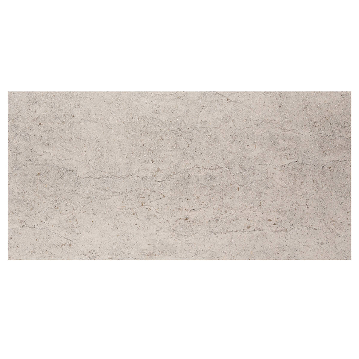 Honed limestone field tiles from the Fontainebleau collection by Haussmann