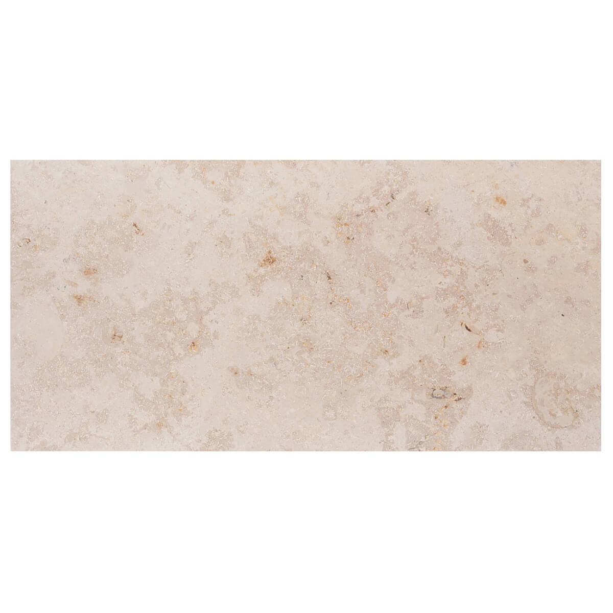 Jura Beige limestone field tile, honed finish, 12x24x0.375 inches