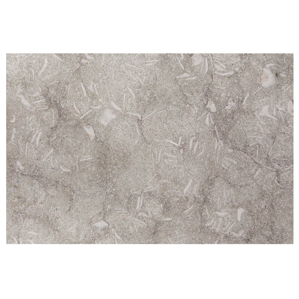 Haussmann Natural Stone Pistache Collection limestone field tile with flamed finish, 16"x24"x5/8" dimensions