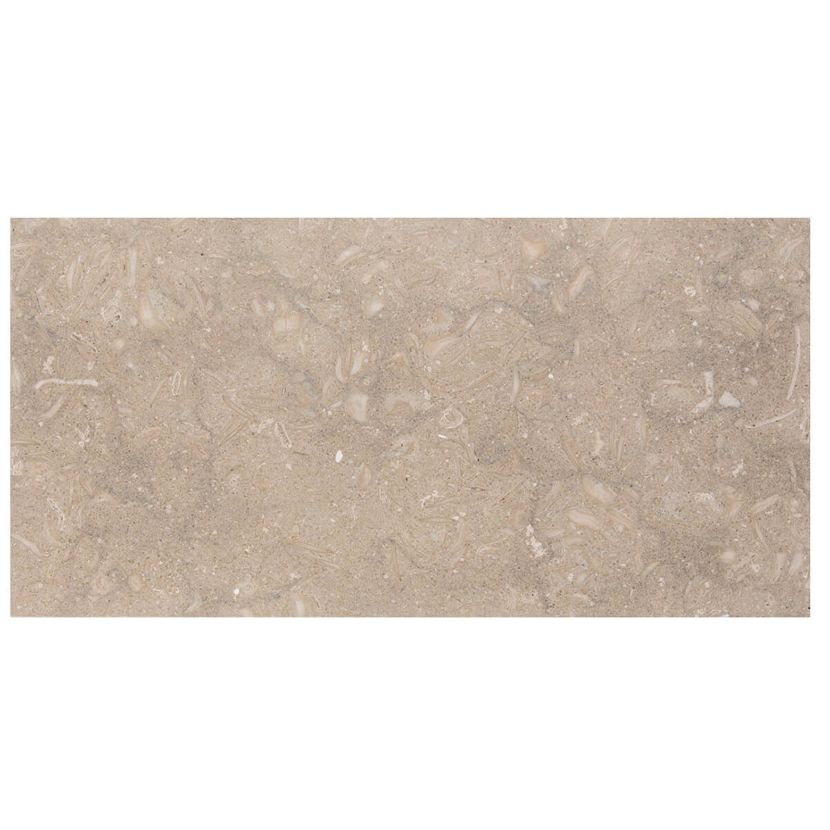 Honed limestone field tile from Pistache collection by Haussmann Natural Stone