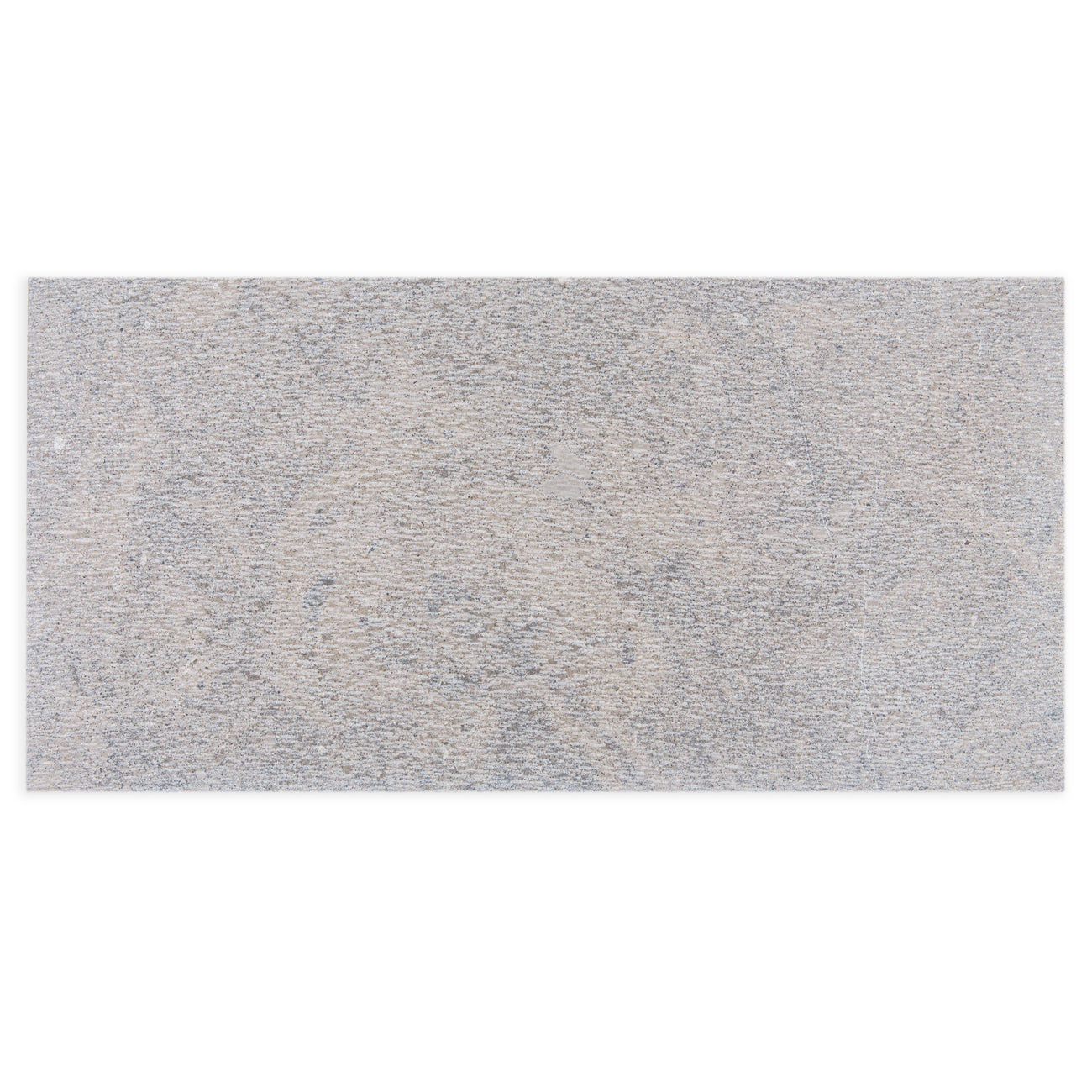 Saint-Louis limestone field tile with linen finish and straight edge, 12x24x0.375 inches