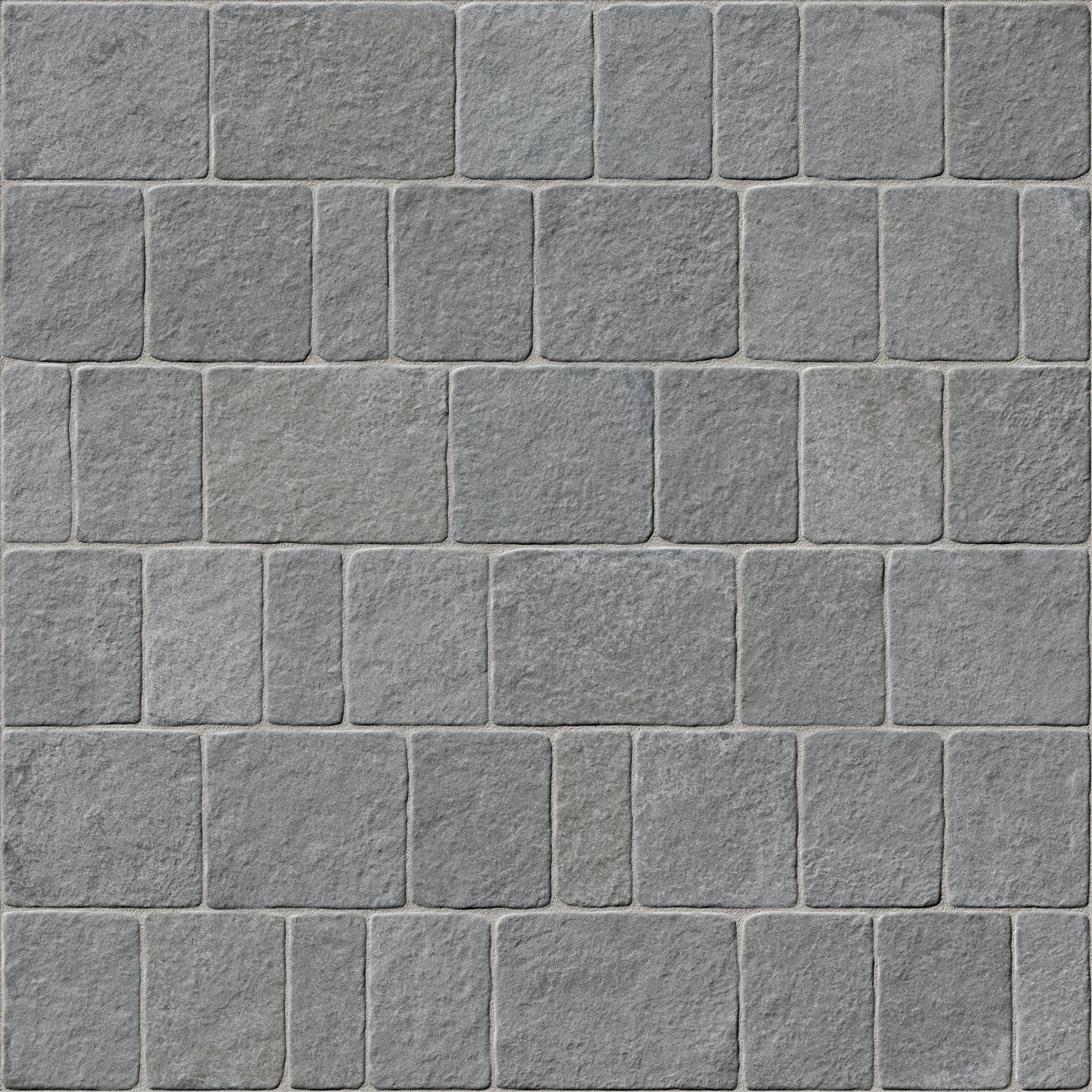 BLUESTONE: Tumbled Cobblestone Multisize Double Mesh Field Paving Tile (24"x24"x20mm | matte | rectified)