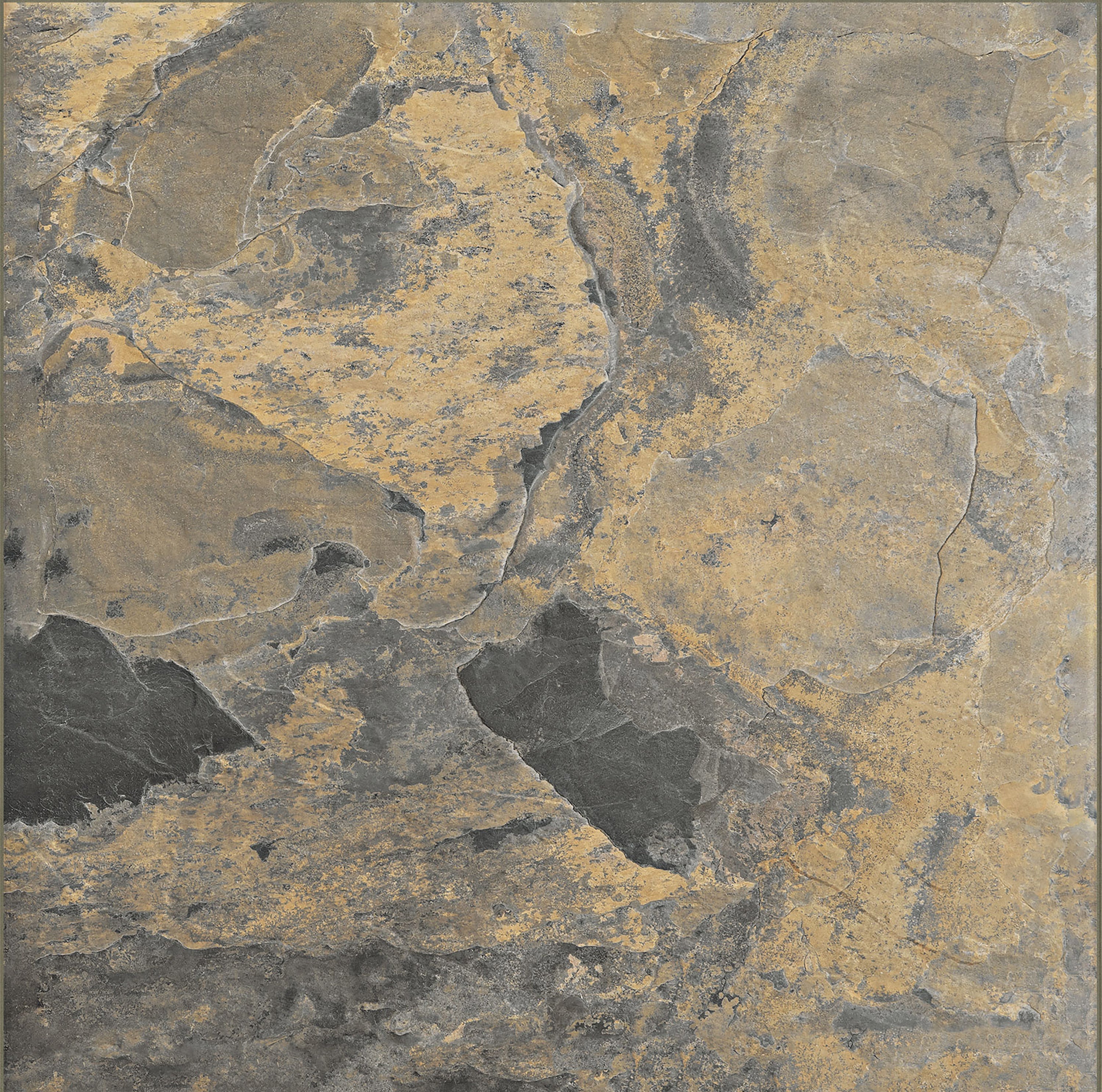 SLATE: Rustic Gold Double Mesh Field Paving Tile (24"x24"x20mm | matte | rectified)