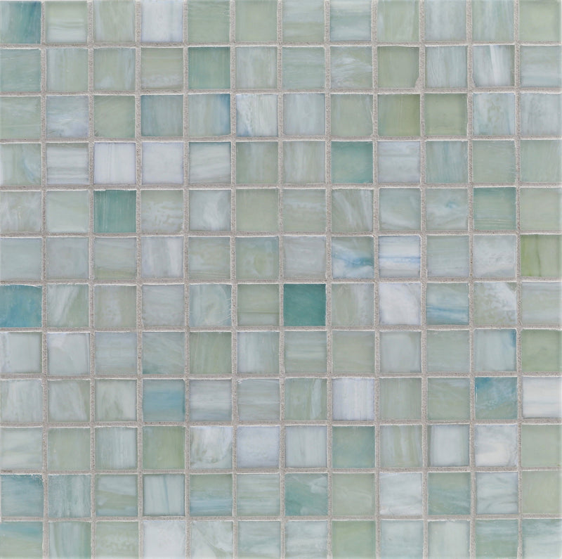 AGATE: Alassio 1"x1" Straight Stack Field Mosaic (12.51"x12.51" | silk)