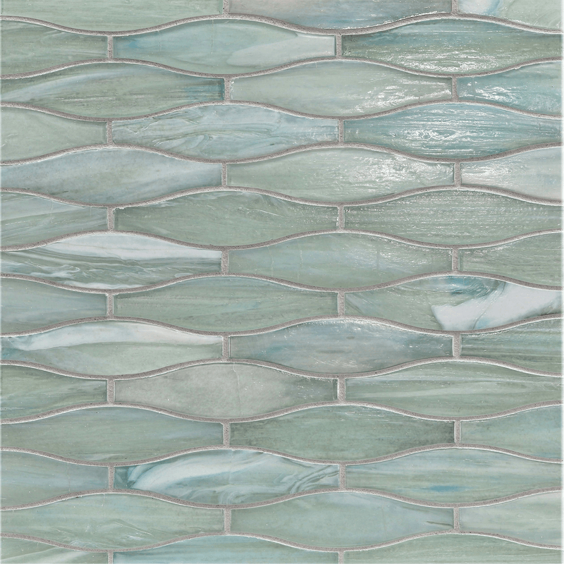 AGATE: Alassio Taiko Offset Field Mosaic (9.77"x12.49" | pearl)