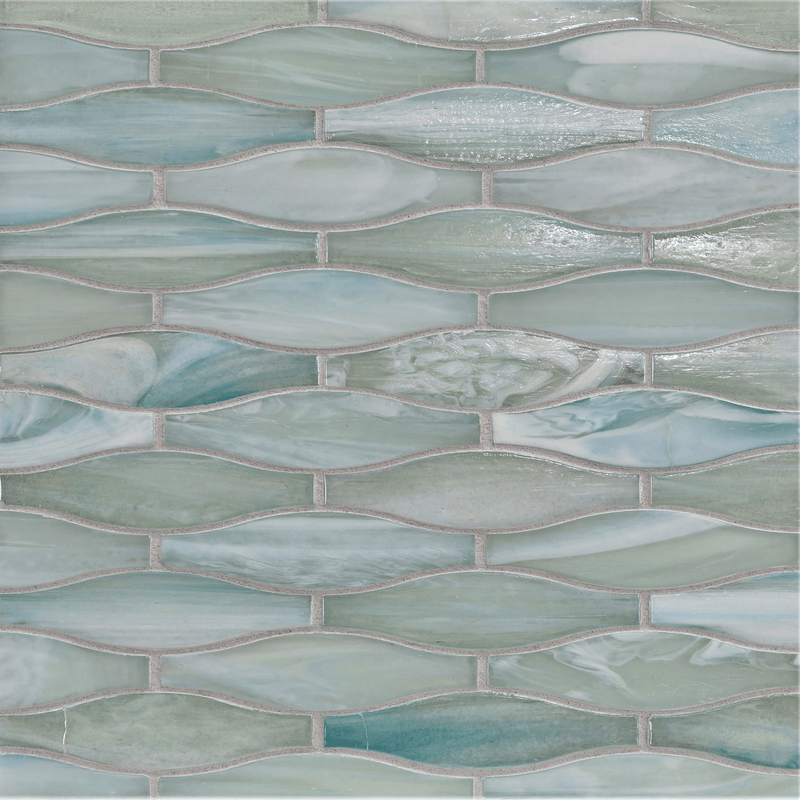 AGATE: Alassio Taiko Offset Field Mosaic (9.77"x12.49" | ribbed)