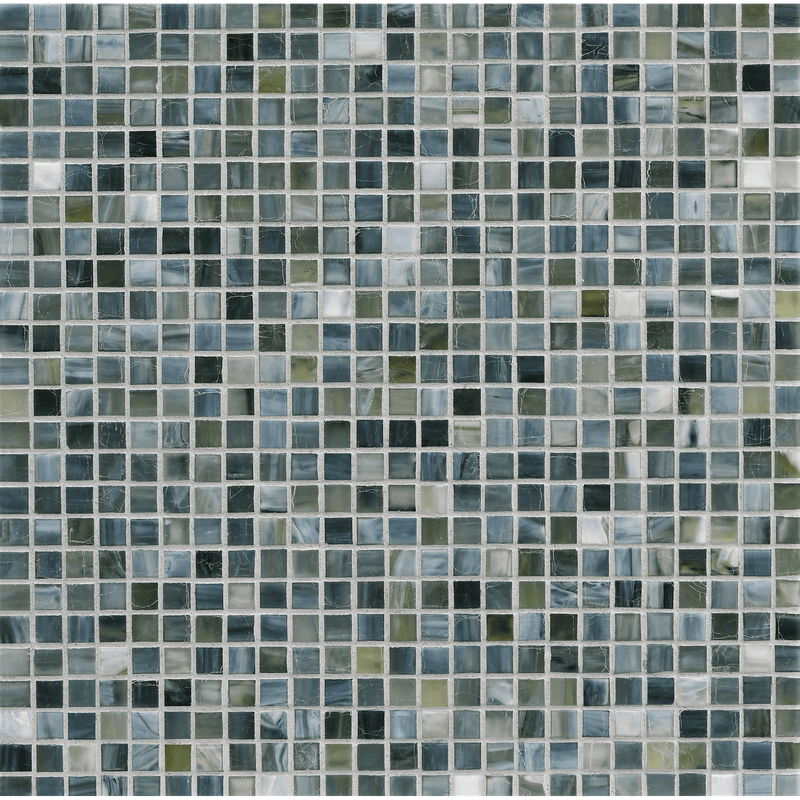 AGATE: Amalfi 0.5"x0.5" Straight Stack Field Mosaic (12.52"x12.52" | silk)