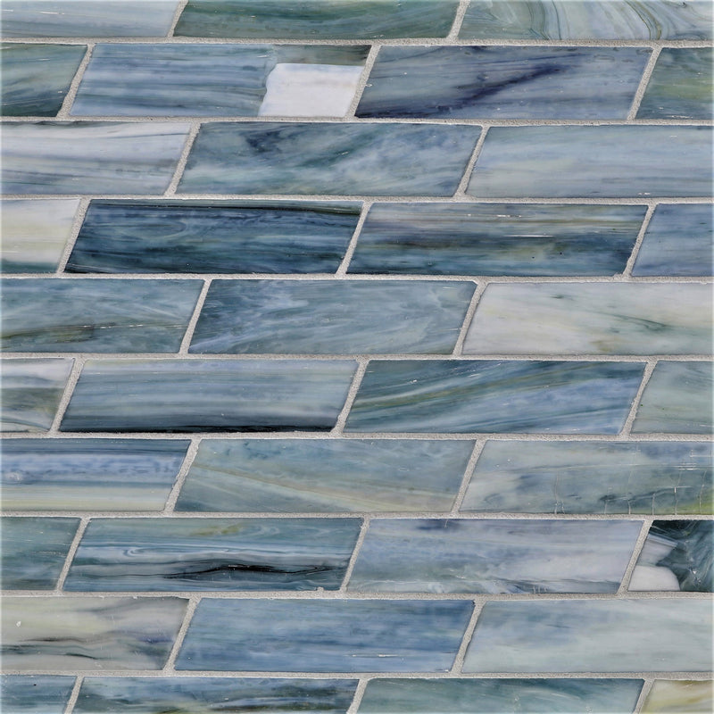 AGATE: Amalfi Dash Offset Field Mosaic (9.98"x11.34" | silk)