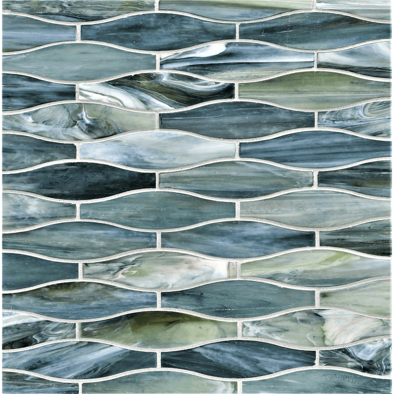 AGATE: Amalfi Taiko Offset Field Mosaic (9.77"x12.49" | silk)