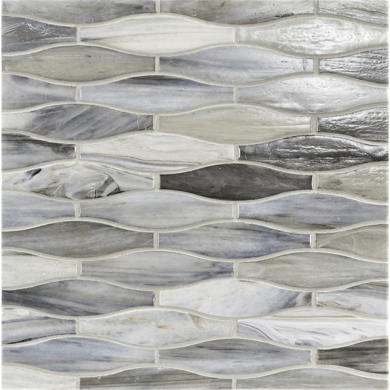 AGATE: Bari Taiko Offset Field Mosaic (9.77"x12.49" | pearl)