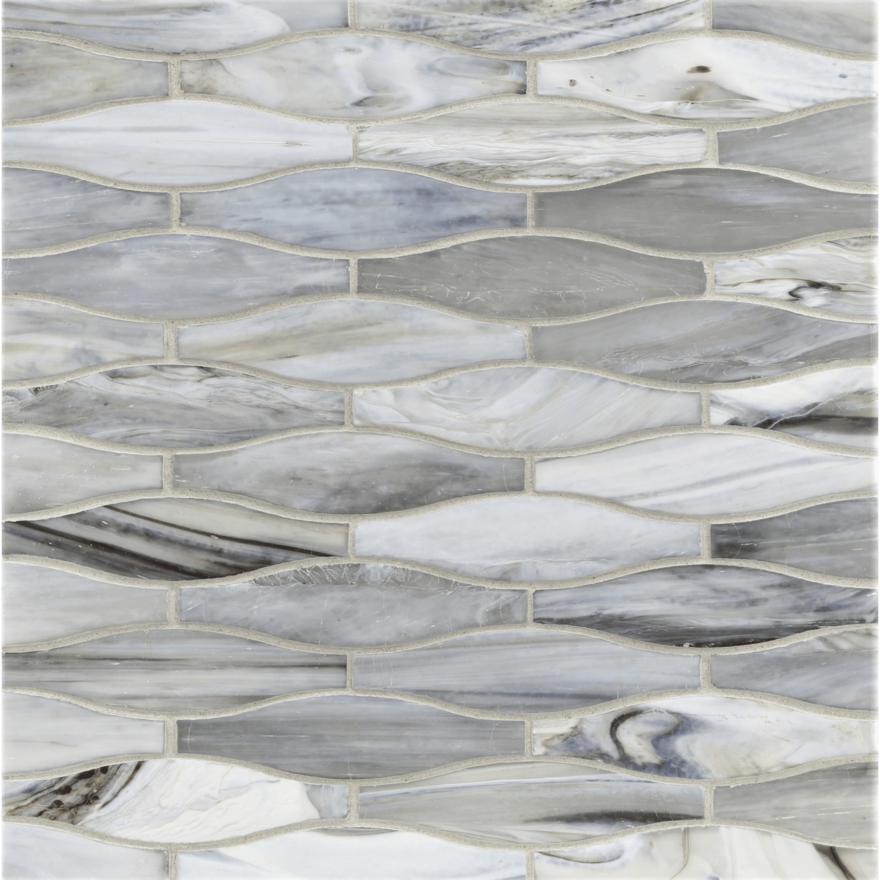 AGATE: Bari Taiko Offset Field Mosaic (9.77"x12.49" | silk)