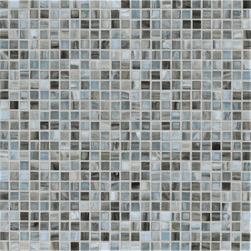 AGATE: Firenze 0.5"x0.5" Straight Stack Field Mosaic (12.52"x12.52" | silk)