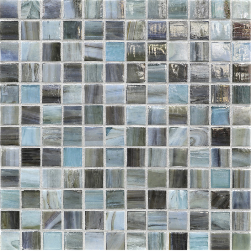 AGATE: Firenze 1"x1" Straight Stack Field Mosaic (12.51"x12.51" | pearl)