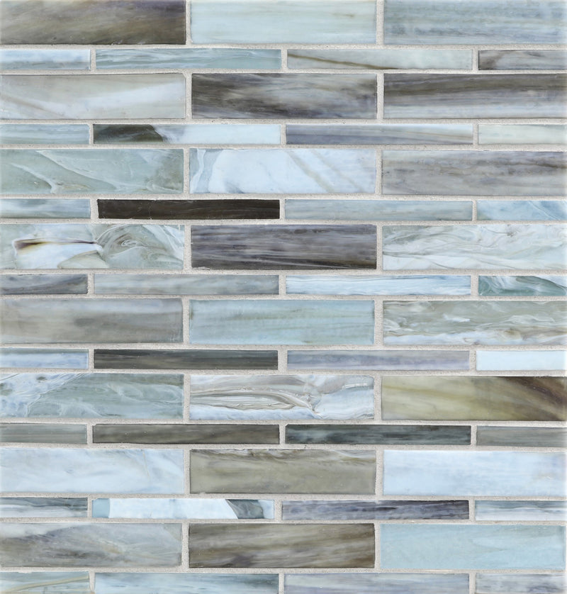 AGATE: Firenze Moyou Staggered Joint Field Mosaic (7.94"x12.38" | silk)