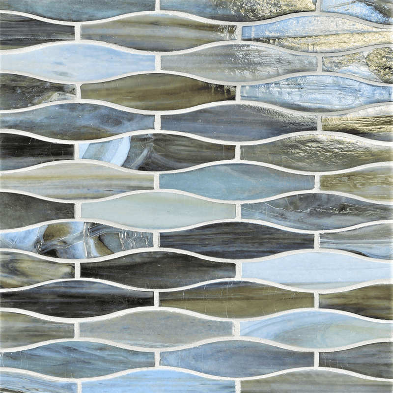 AGATE: Firenze Taiko Offset Field Mosaic (9.77"x12.49" | pearl)