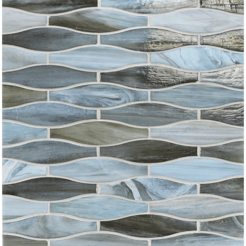 AGATE: Firenze Taiko Offset Field Mosaic (9.77"x12.49" | ribbed)