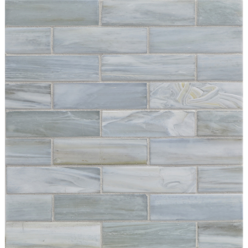 AGATE: Lucca 1.25"x5" Staggered Joint Field Mosaic (9.80"x12.83" | silk)