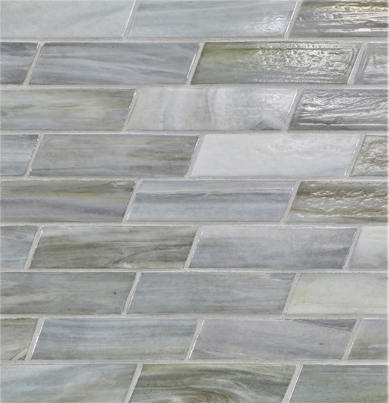 AGATE: Lucca Dash Offset Field Mosaic (9.98"x11.34" | pearl)