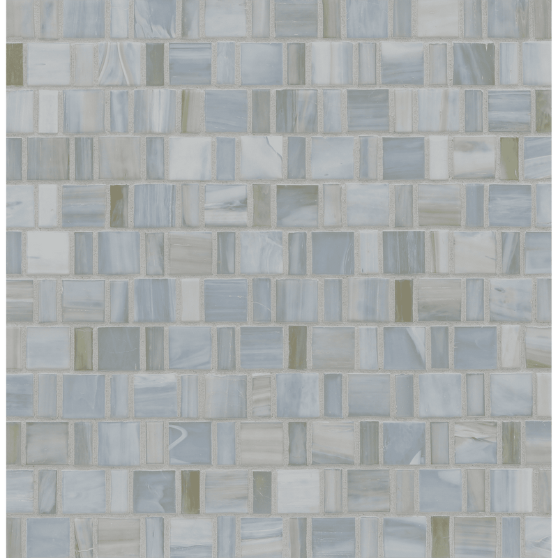 AGATE: Lucca Japonaise Staggered Joint Field Mosaic (12.57"x12.50" | silk)