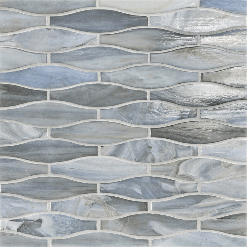 AGATE: Lucca Taiko Offset Field Mosaic (9.77"x12.49" | pearl)