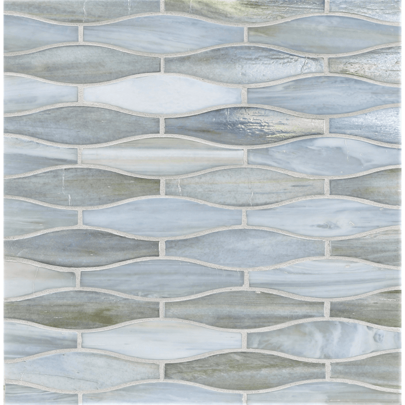 AGATE: Lucca Taiko Offset Field Mosaic (9.77"x12.49" | ribbed)