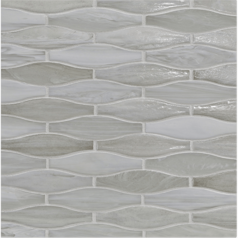 AGATE: Matera Taiko Offset Field Mosaic (9.77"x12.49" | ribbed)