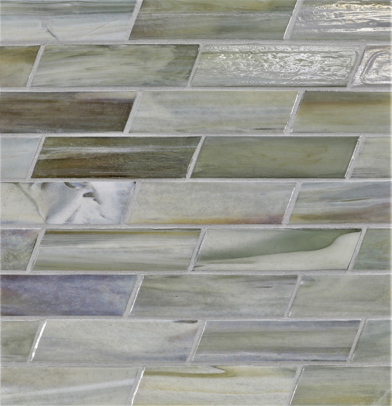 AGATE: Pienza Dash Offset Field Mosaic (9.98"x11.34" | pearl)