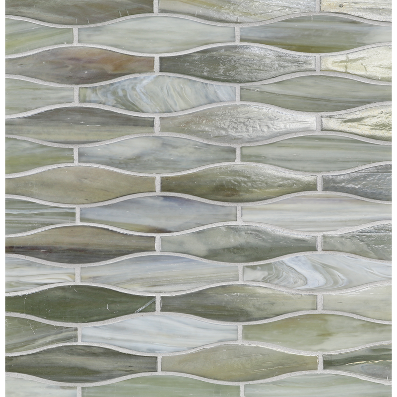 AGATE: Pienza Taiko Offset Field Mosaic (9.77"x12.49" | ribbed)