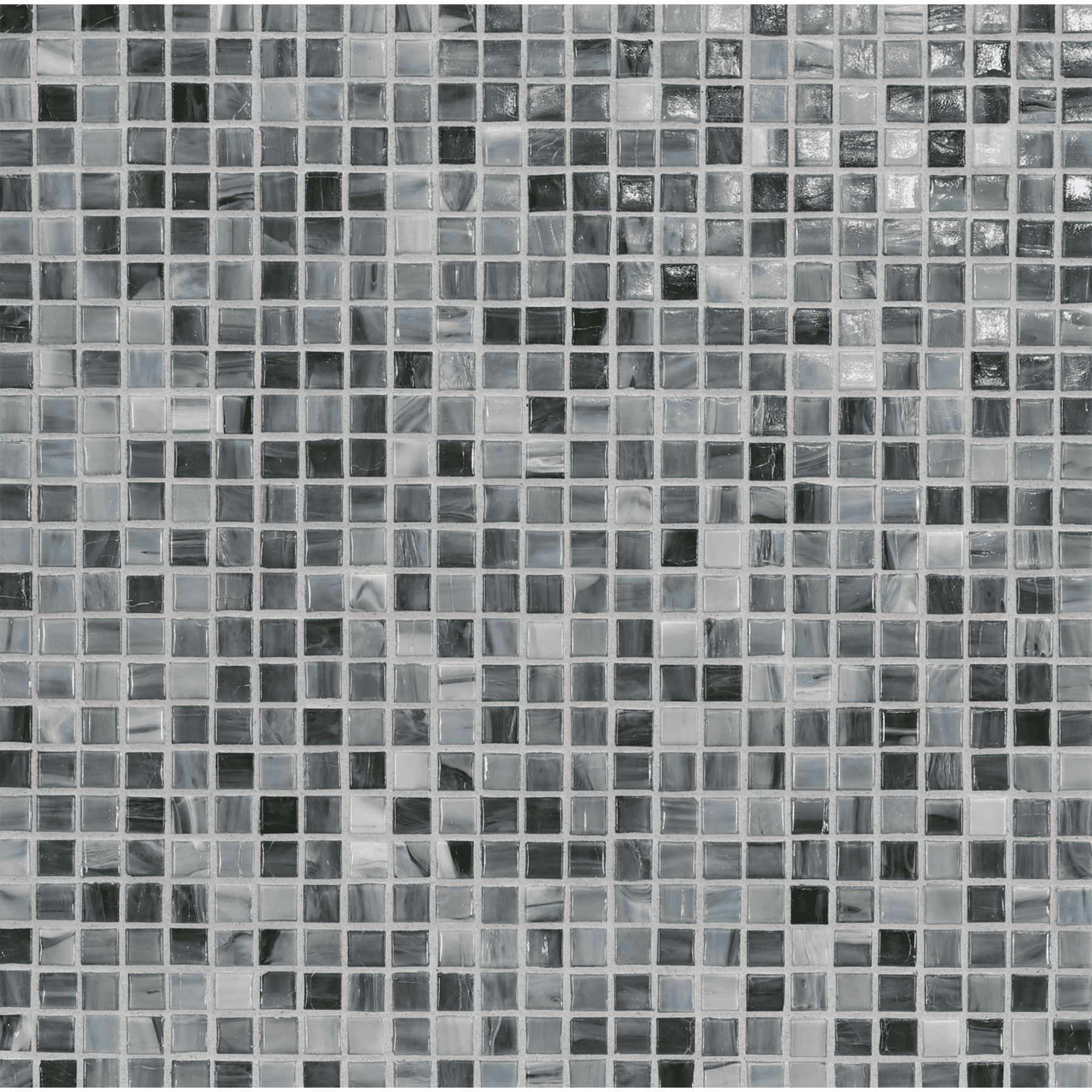 AGATE: Pisa 0.5"x0.5" Straight Stack Field Mosaic (12.52"x12.52" | pearl)