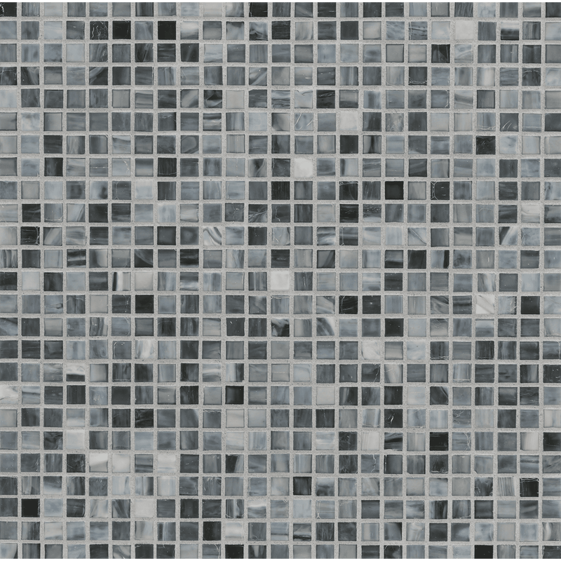 AGATE: Pisa 0.5"x0.5" Straight Stack Field Mosaic (12.52"x12.52" | silk)