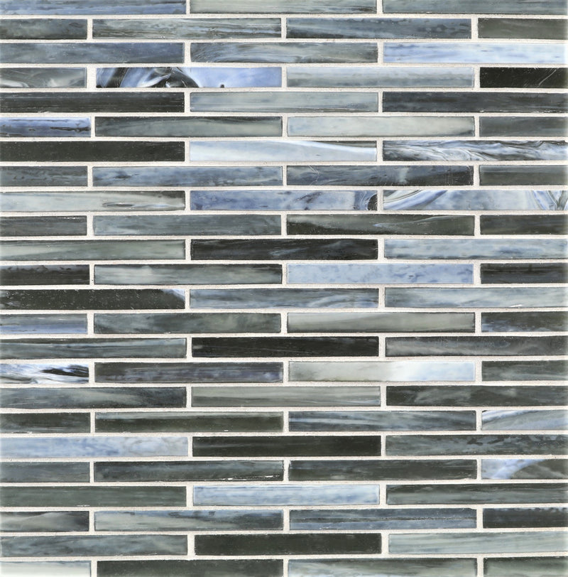 AGATE: Pisa 0.5"x4" Staggered Joint Field Mosaic (9.92"x12.14" | silk)