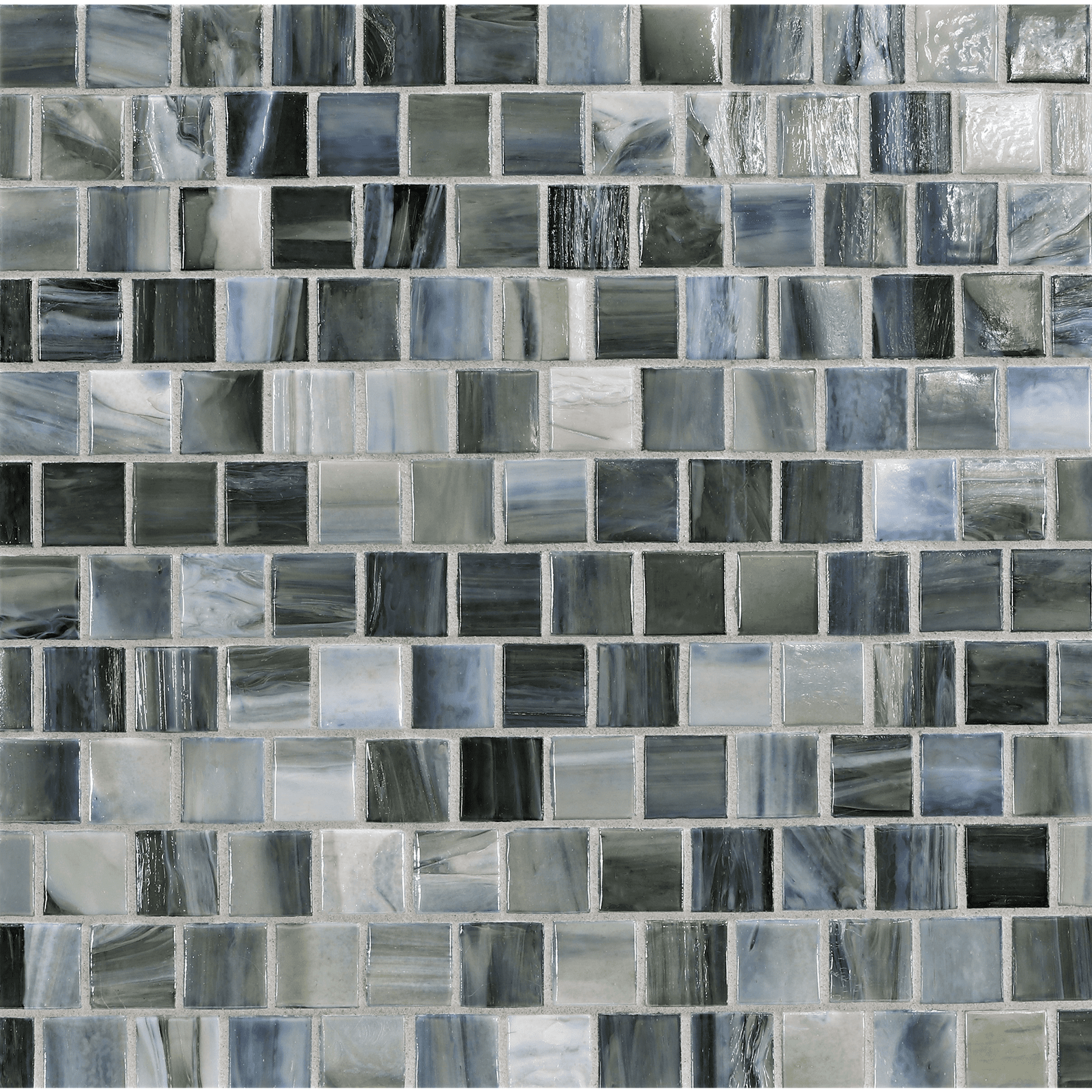 AGATE: Pisa 1"x1" Staggered Joint Field Mosaic (12.51"x12.51" | pearl)