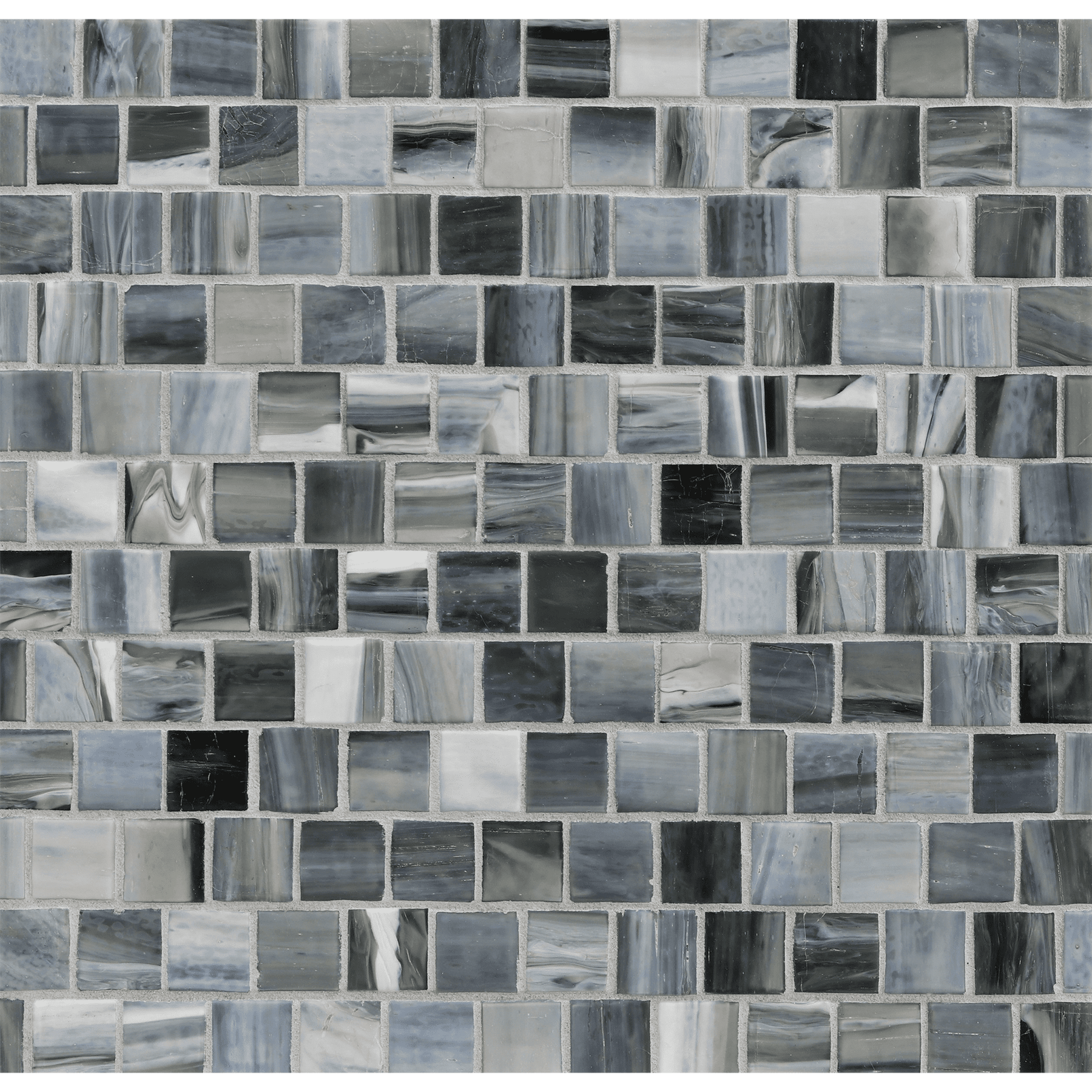 AGATE: Pisa 1"x1" Staggered Joint Field Mosaic (12.51"x12.51" | silk)
