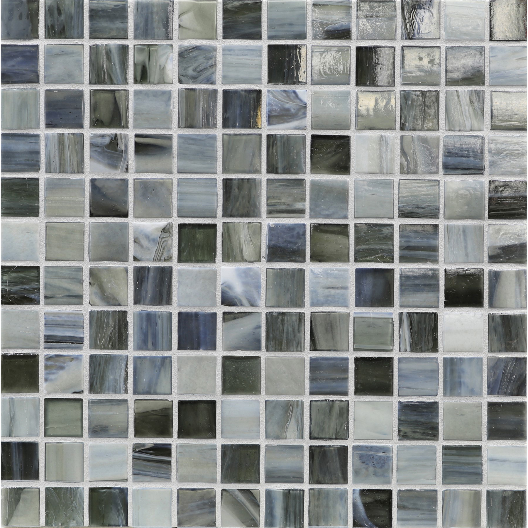 AGATE: Pisa 1"x1" Straight Stack Field Mosaic (12.51"x12.51" | pearl)