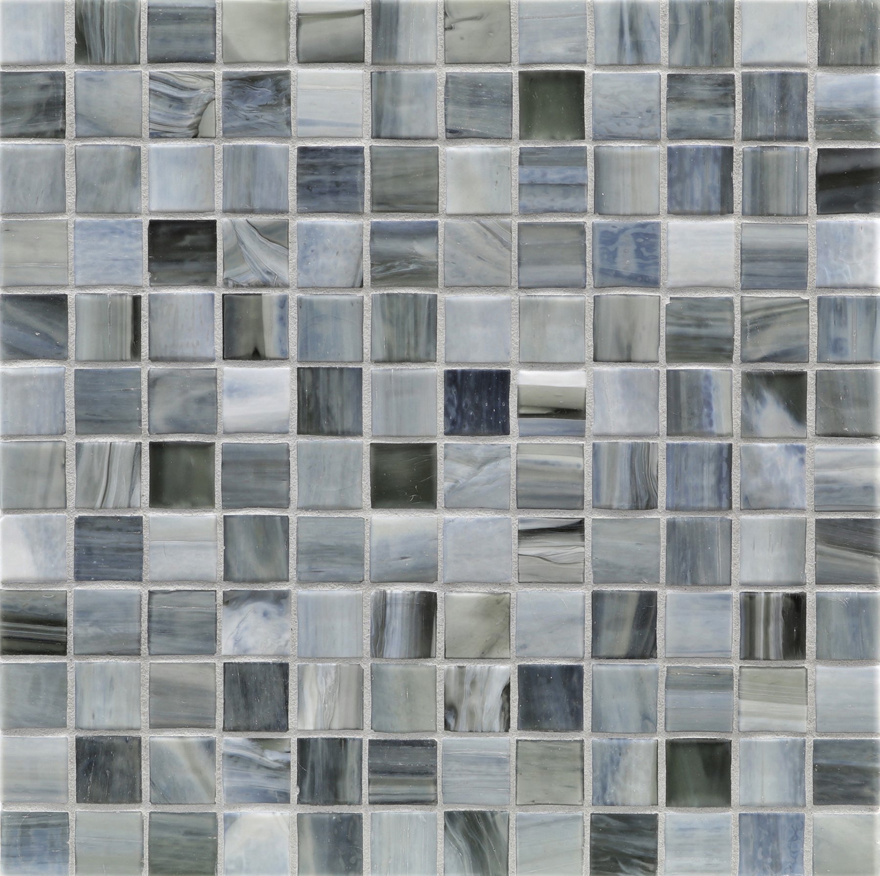 AGATE: Pisa 1"x1" Straight Stack Field Mosaic (12.51"x12.51" | silk)