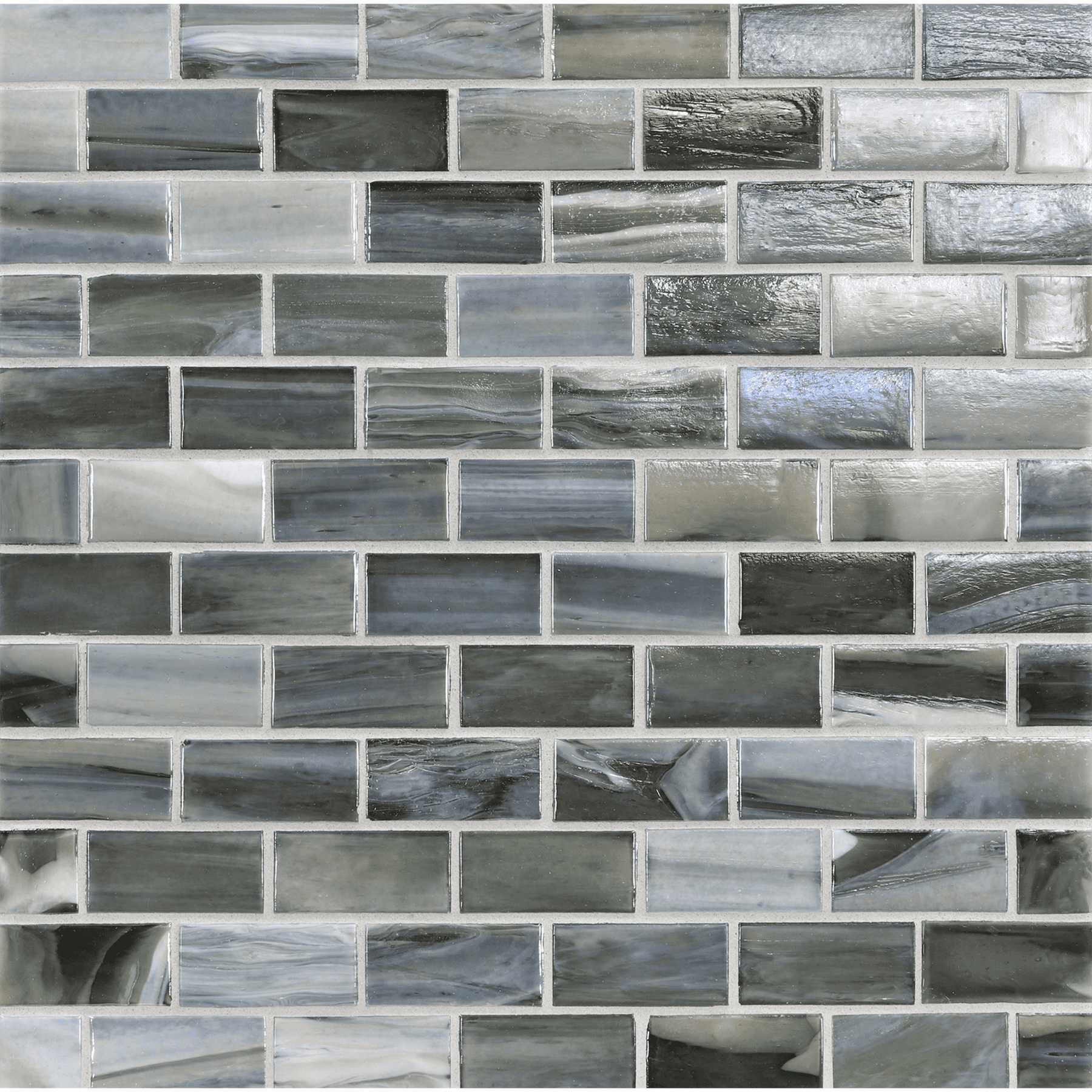 AGATE: Pisa 1"x2" Staggered Joint Field Mosaic (11.52"x12.51" | pearl)