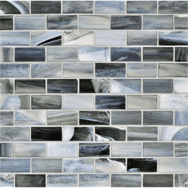 AGATE: Pisa 1"x2" Staggered Joint Field Mosaic (11.52"x12.51" | silk)