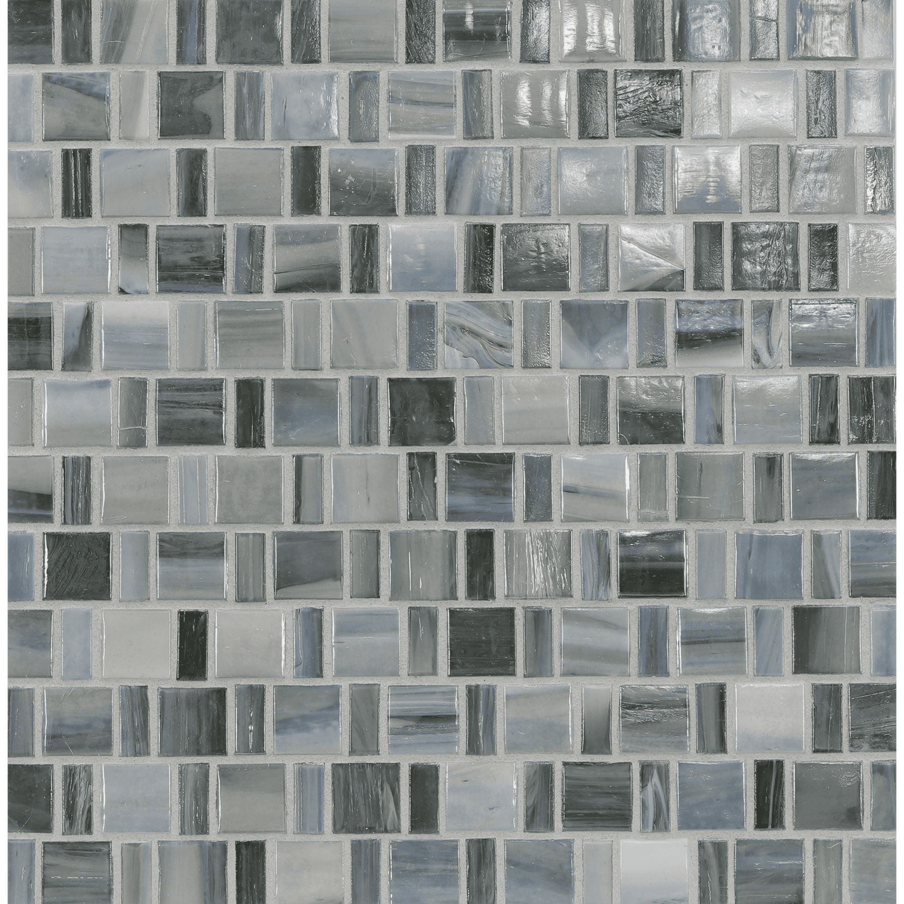AGATE: Pisa Japonaise Staggered Joint Field Mosaic (12.57"x12.50" | pearl)
