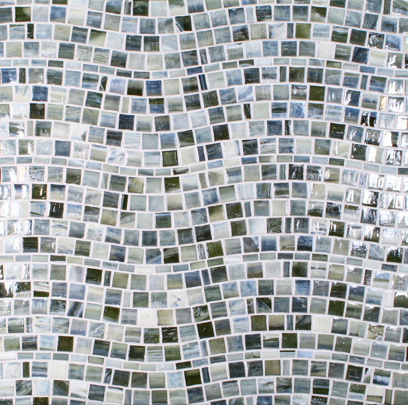 AGATE: Pisa Rio Offset Field Mosaic (15.42"x11.67" | mixed)