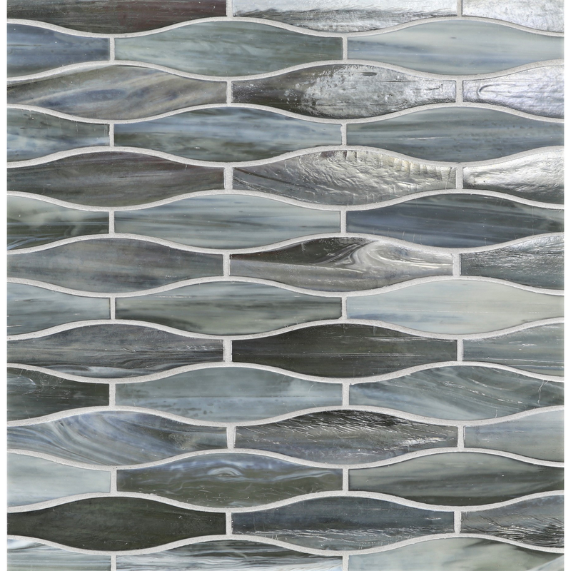 AGATE: Pisa Taiko Offset Field Mosaic (9.77"x12.49" | ribbed)