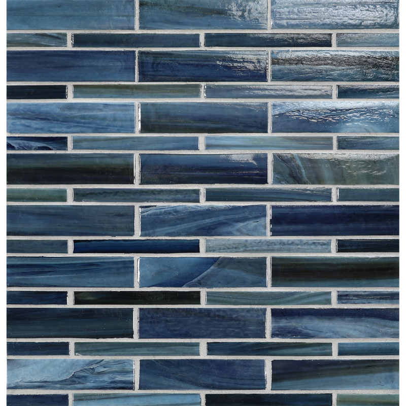 AGATE: Portofino Moyou Staggered Joint Field Mosaic (7.94"x12.38" | pearl)