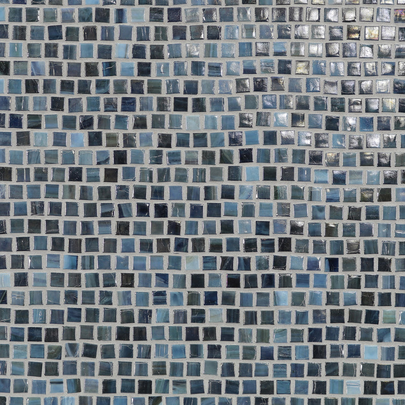 AGATE: Portofino Pompeii Stack Field Mosaic (12.63"x12.28" | pearl)