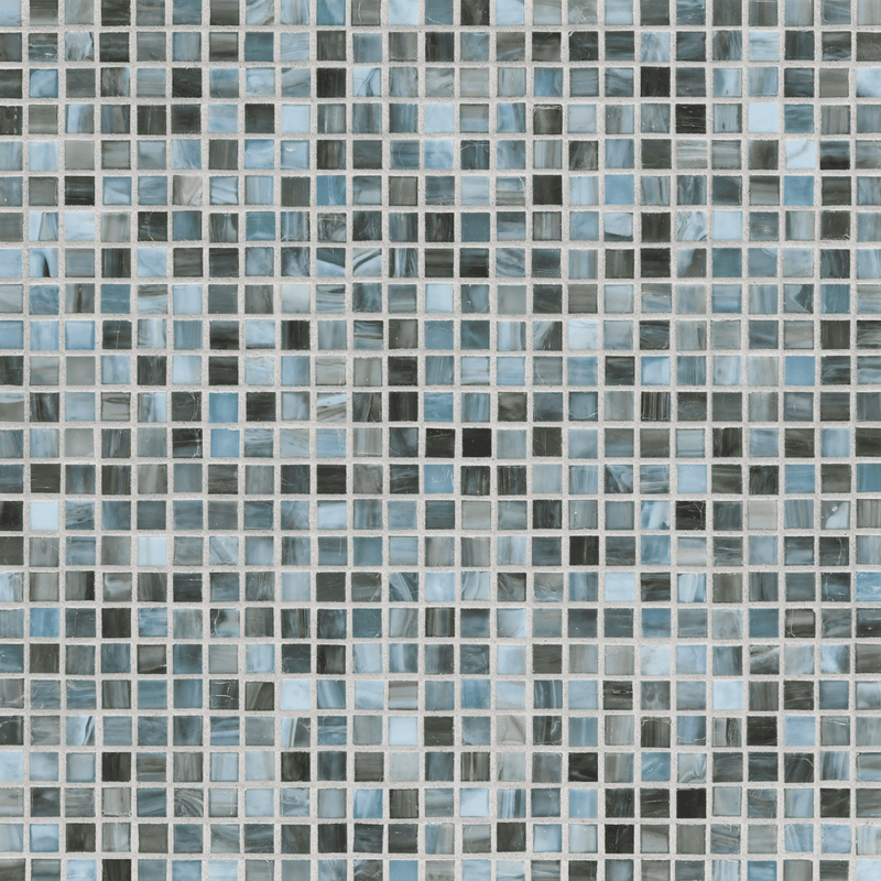 AGATE: Rimini 0.5"x0.5" Straight Stack Field Mosaic (12.52"x12.52" | silk)