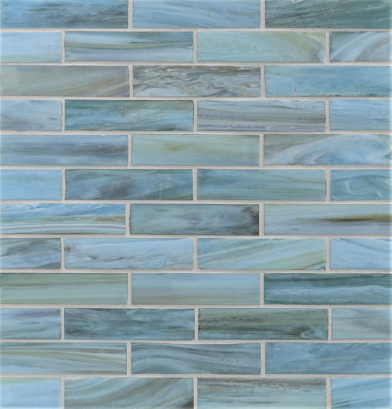 AGATE: Rimini 1"x4" Staggered Joint Field Mosaic (9.92"x12.41" | silk)