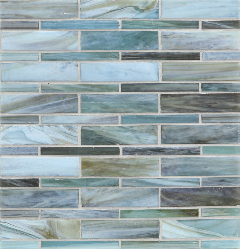 AGATE: Rimini Moyou Staggered Joint Field Mosaic (7.94"x12.38" | silk)