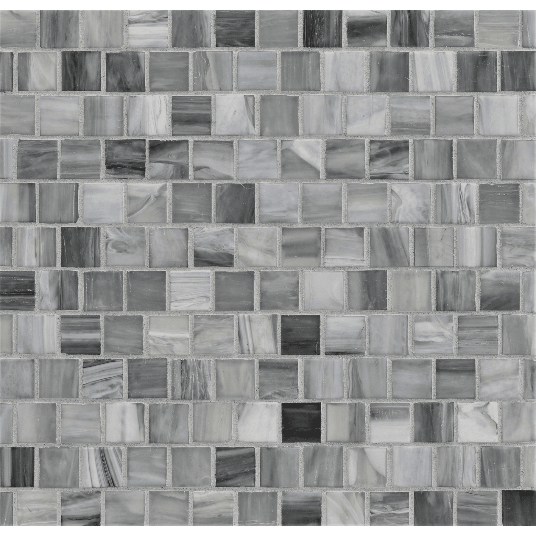 AGATE: Torino 1"x1" Staggered Joint Field Mosaic (12.51"x12.51" | silk)
